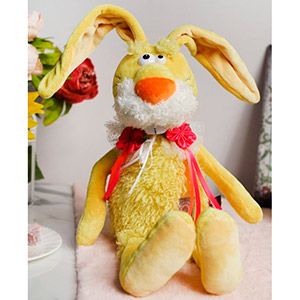 Мягкая игрушка Кролик Ежена, 28 см