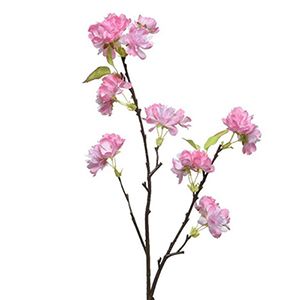 Декоративная ветка ФИОРИТУРА, нежно-розовая, 76 см