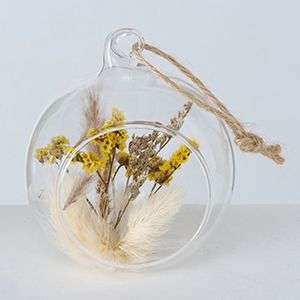 Стеклянный шар с композицией РОСИНКА в поле, 8 см
