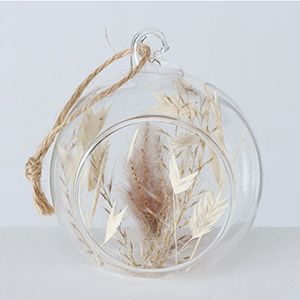 Стеклянный шар с композицией РОСИНКА в саду, 8 см
