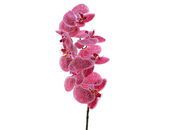 Декоративная ветка искусственная ОРХИДЕЯ,  полиэстер, розовый, 77 см