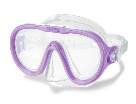 Маска для плавания Sea Scan Swim Mask фиолетовая, от 8 лет