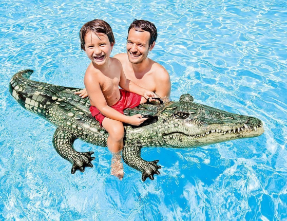 Надувная игрушка Крокодил INTEX, 170 х 86 см, от 3 лет