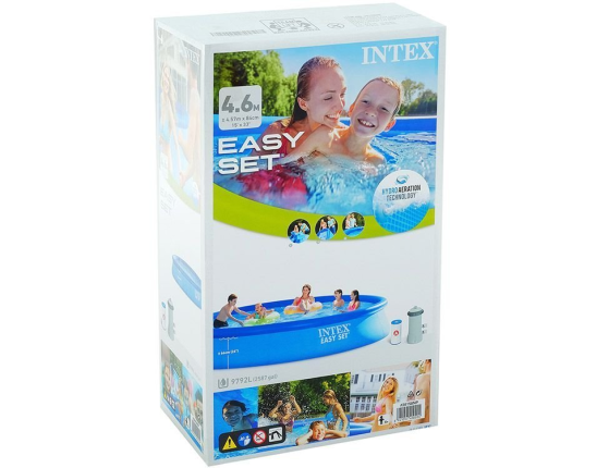 Бассейн  INTEX Easy Set Pool, 457 х 84 см + фильтр-насос