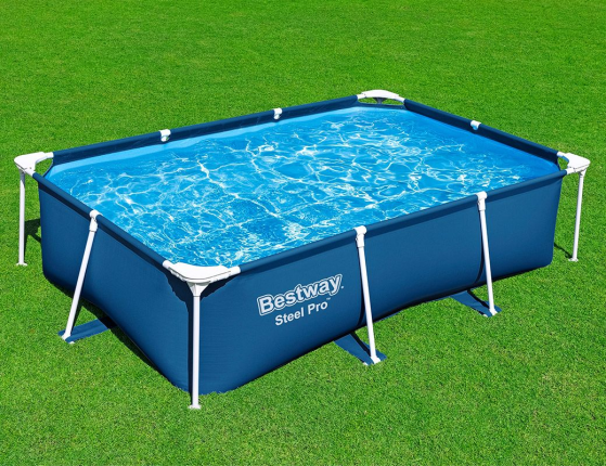 Каркасный прямоугольный бассейн Bestway Steel Pro, 259х170x61 см