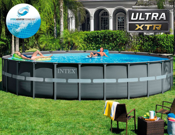 Бассейн каркасный Intex Ultra XTR Frame Pool, 732х132см + песочный фильтр-насос + аксессуары