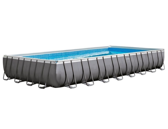Бассейн каркасный Intex Rectangular Ultra XTR Frame Pool, 975х488х132 см + фильтр-насос + аксессуары