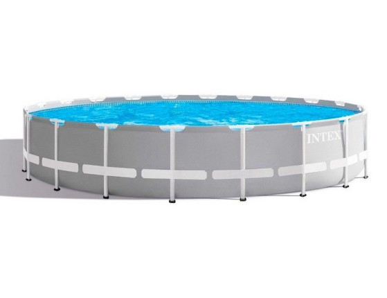 Бассейн каркасный Intex Prism Frame Pool, 610х132 см + фильтр-насос + аксессуары