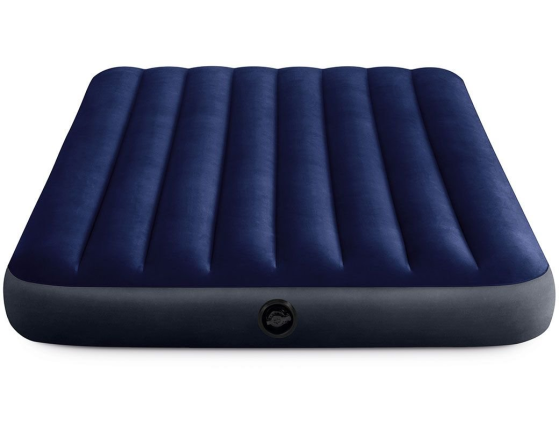 Полуторный надувной матрас Intex Classic Downy Bed (Full), 137х191х25 см