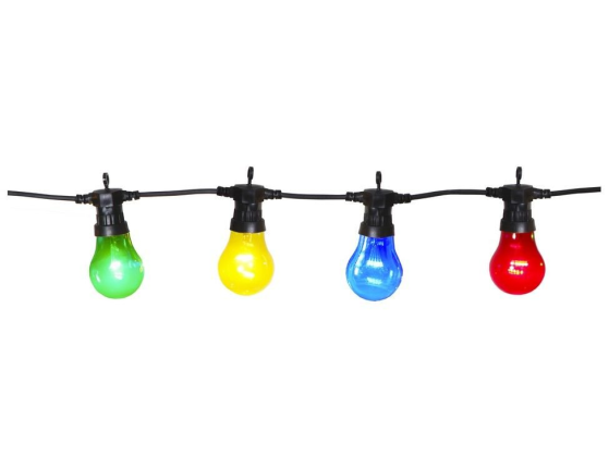 Электрогирлянда CIRCUS, 16 цветных LED-ламп, 4.5+5 м, уличная, Star Trading