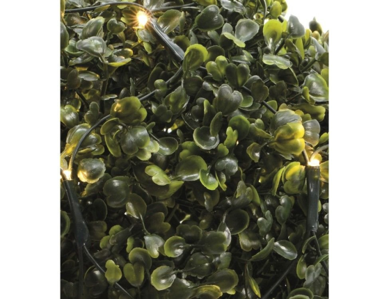 Гирлянда Сетка на дерево/куст 0.5 м, 80 теплых белых LED ламп, зеленый ПВХ, IP44