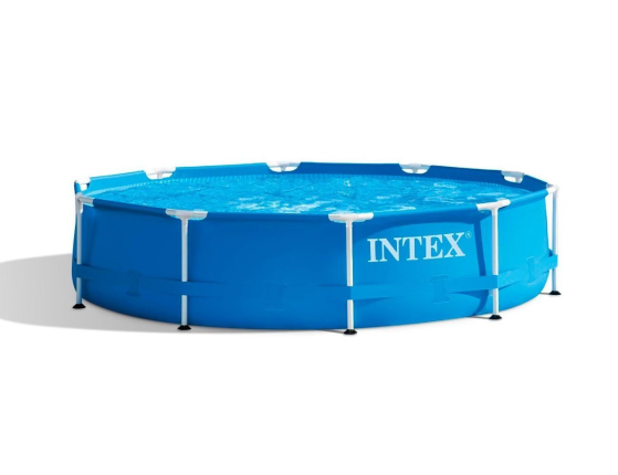 Каркасный бассейн Intex Metal Frame Pool, 305х76см + фильтр-насос
