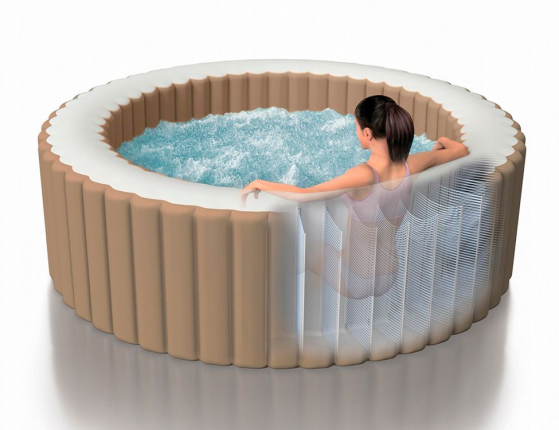 Надувное джакузи Intex PureSpa Bubble Therapy+Hard Water System, 216х71 см