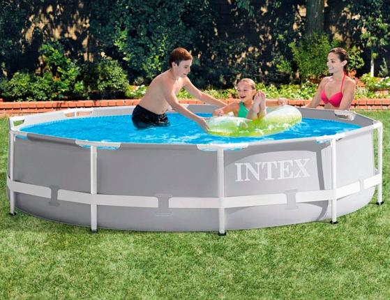 Бассейн  каркасный Intex Prism Frame Premium Pool, 305 х 76 см + фильтр-насос