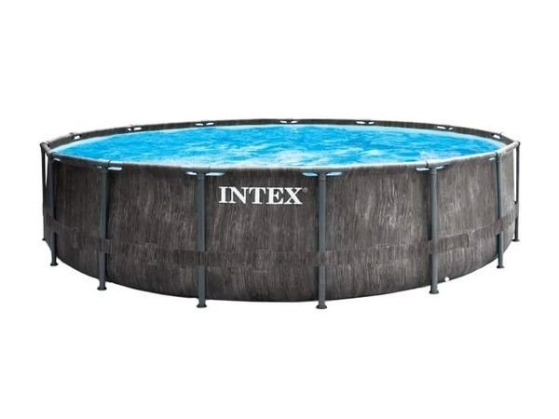 Бассейн каркасный Intex Greywood Prism Frame Pool, 457 х 122 см + фильтр-насос + аксессуары