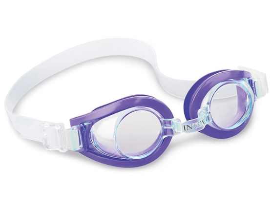 Очки для плавания Play Goggles фиолетовые, от 3 до 8 лет