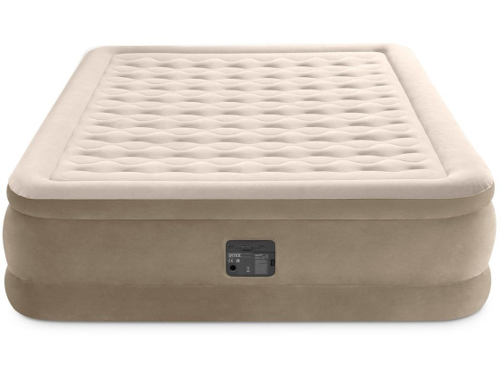 Двуспальная кровать Intex Ultra Plush Bed (Queen), 152х203х46 см, со встроенным насосом