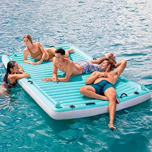 Надувной матрас-платформа для плавания Water Lounge, 310х183х18см