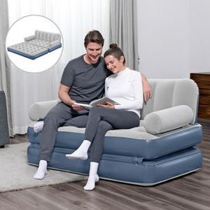 Надувной диван-кровать 3в1, 188х152х64 со встроенным насосом 220V