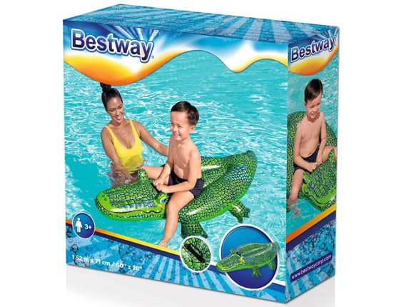 Надувная игрушка для плавания Bestway Крокодил, 152 х 71 см