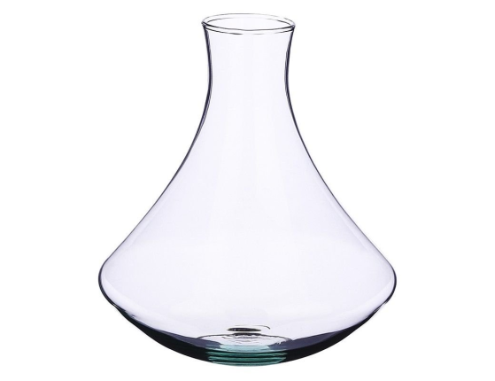 Стеклянная ваза ВИББЕ, прозрачная, 17 см