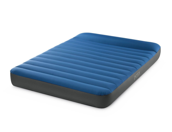 Двуспальный надувной туристический матрас Intex Camping mattress (Queen), 152х203х22 см с USB-насосом
