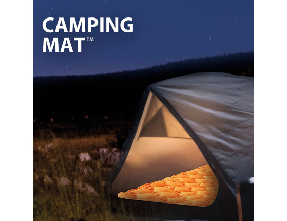 Односпальный надувной туристический матрас Intex Camping mat, 71х191х11 см