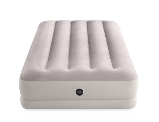 Односпальный надувной матрас Intex Prestige Mid-Rise Airbed (Twin), 99х191х30см, с USB-насосом