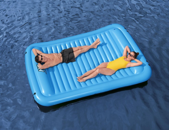 Надувной матрас-платформа для плавания Sun Soaker, 269х183х25,5 см, BestWay