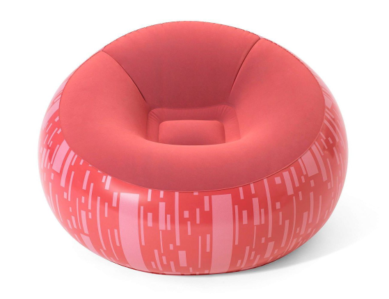 Надувное кресло Inflate-A-Chair красное, 112х112х66 см, BestWay