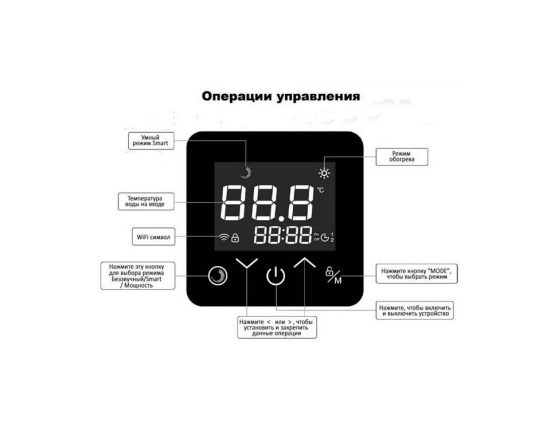 Тепловой насос для бассейна 30-40 куб.м. Poolmagic, 9 кВт/4000 л/ч