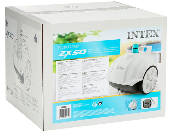 Автоматический пылесос ZX50 для маленьких и средних бассейнов INTEX