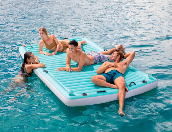Надувной матрас-платформа для плавания Water Lounge, 310х183х18см