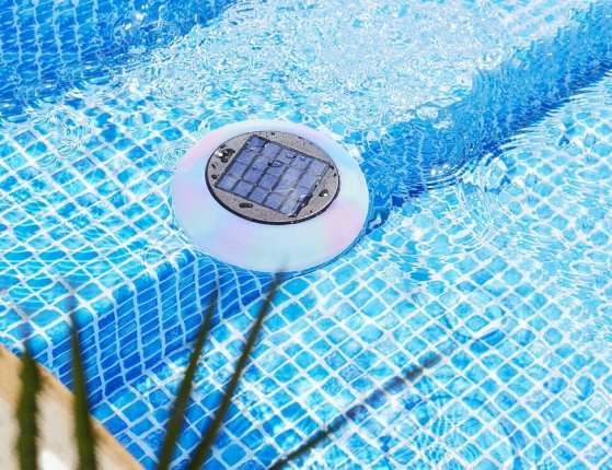 Плавающий светильник для бассейна FUNNY POOL, RGB LED-огни мерцающие, 19х9 см, Star Trading